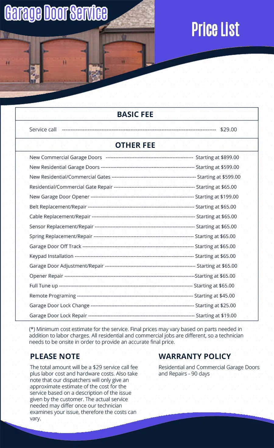 Neighborhood Garage Door Service Boca Raton, FL 561-469-0396